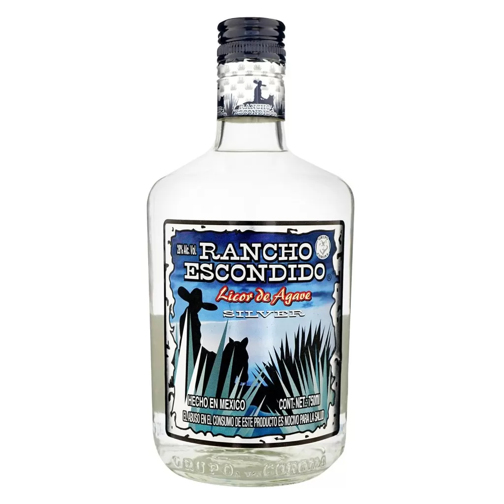 Licor de agave Rancho Escondido Silv 750ml.